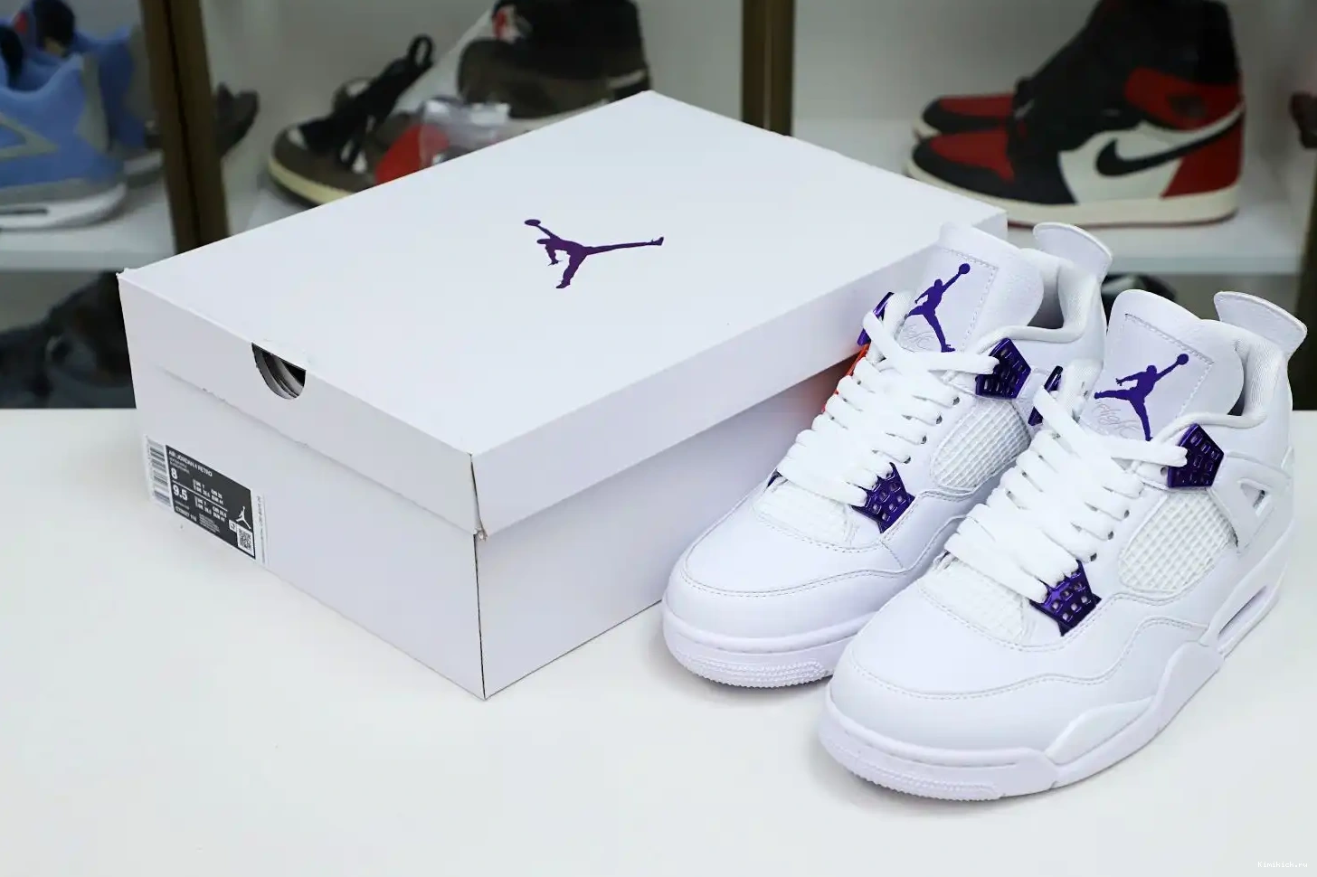 4 METALLIC AIR JORDAN Kimikick PURPLE 0616